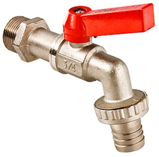 

Кран шаровый Valtec 3/4" Нр-Нр для полива ручка длинная (10080490)