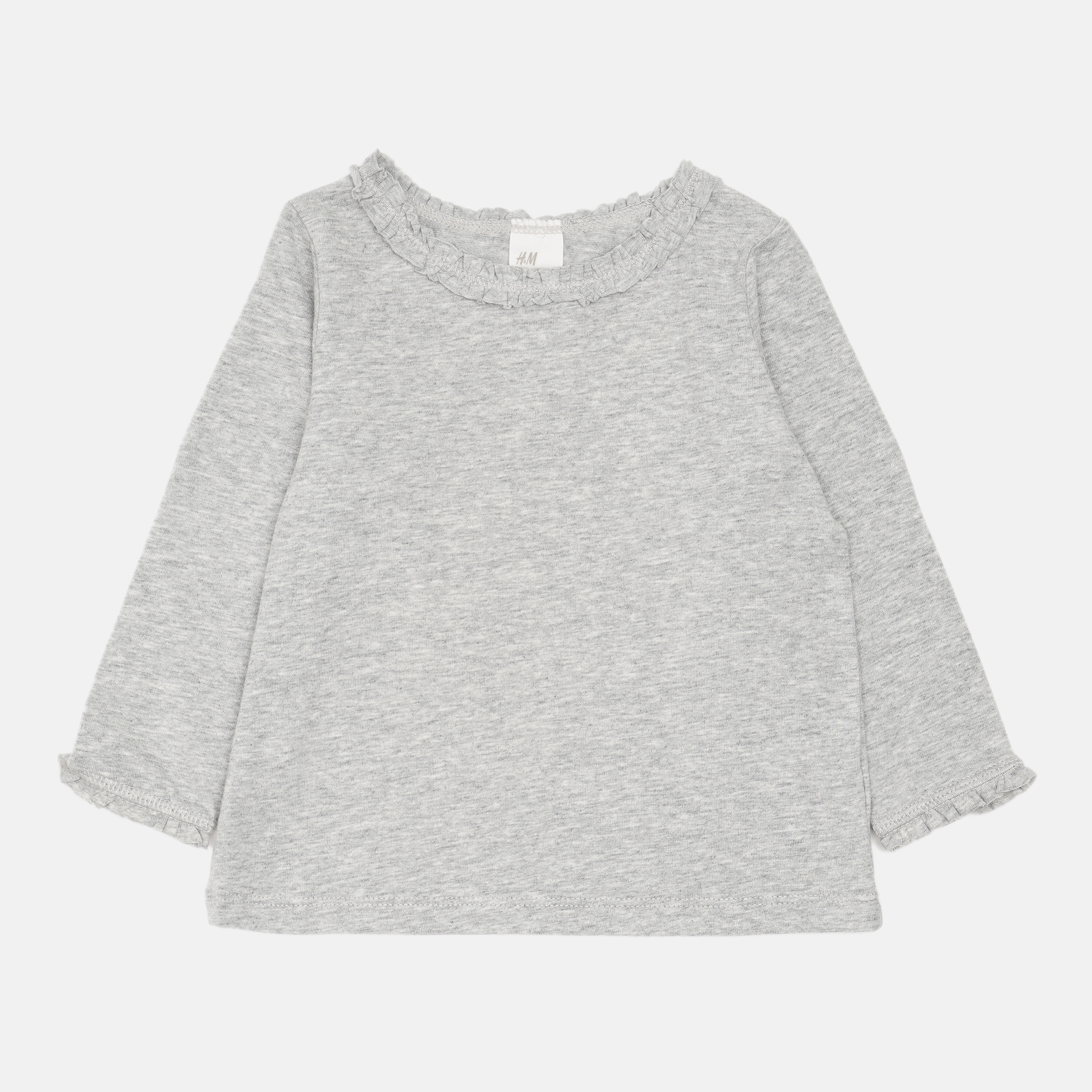 

Лонгслив H&M 80см серый 6446788