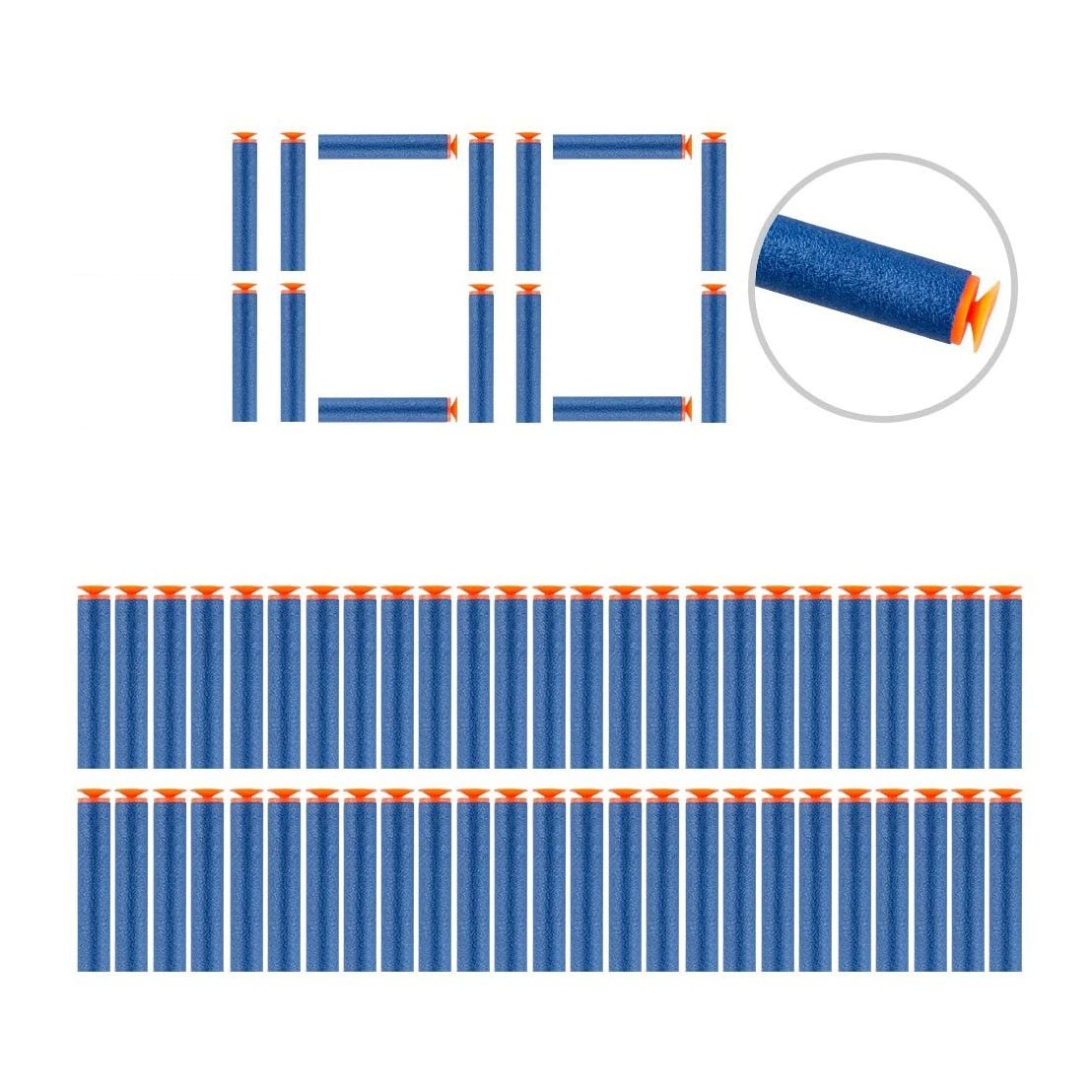 

Набор стрел c с присосками 100 шт для бластеров Nerf (NP100)