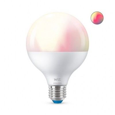 

Умная лампочка WiZ E27 11W(75W 1055Lm) G95 2200-6500 RGB Wi-Fi
