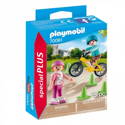 

Конструктор Playmobil Дети на велосипеде и роликах (6336479)