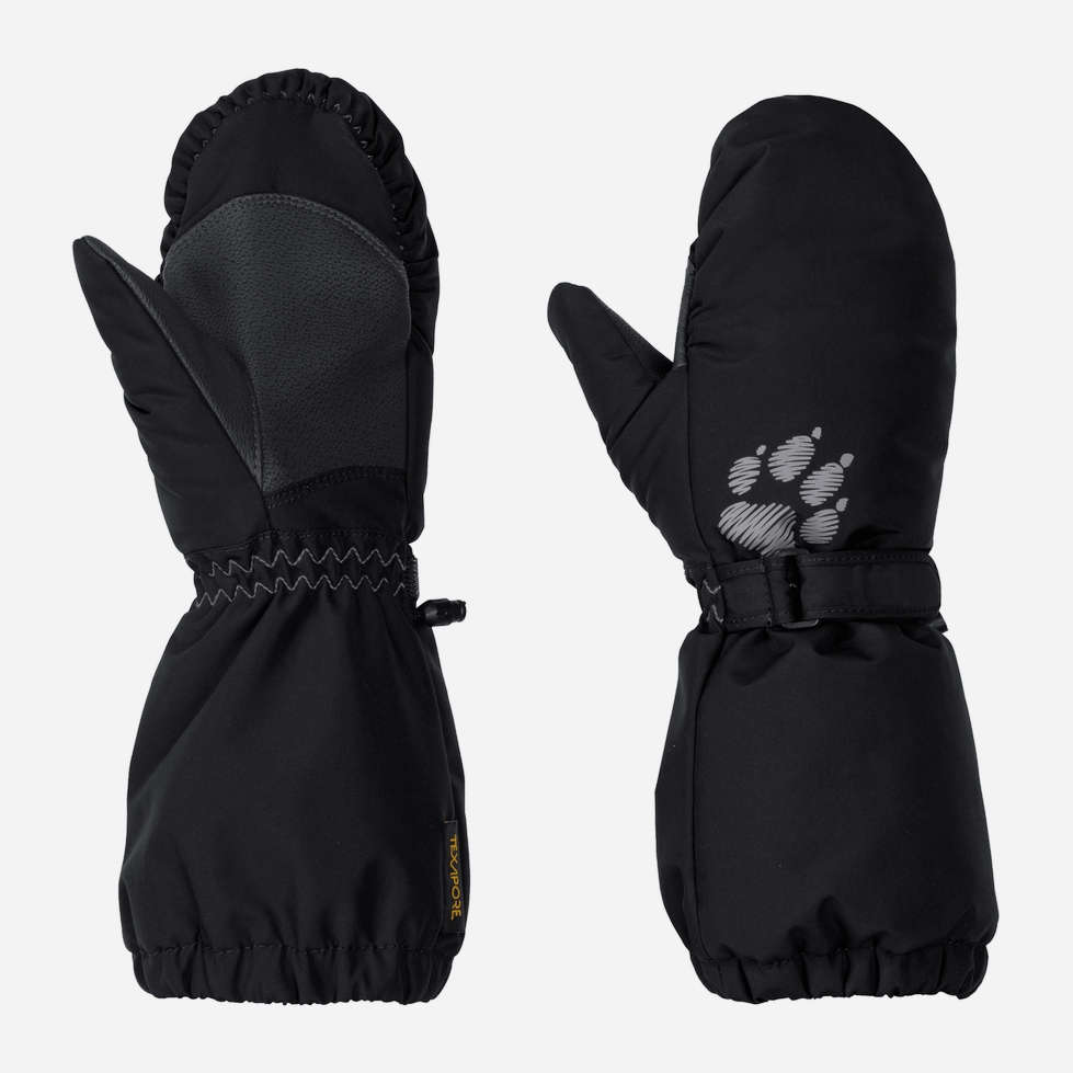 

Варежки Jack Wolfskin Texapore Mitten Kids 1908062-6000 5-6 лет Черные