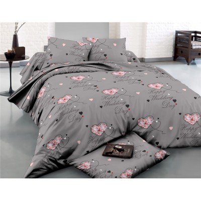 

Постельное белье MirSon Сатин 22-1277 Happy day King Size