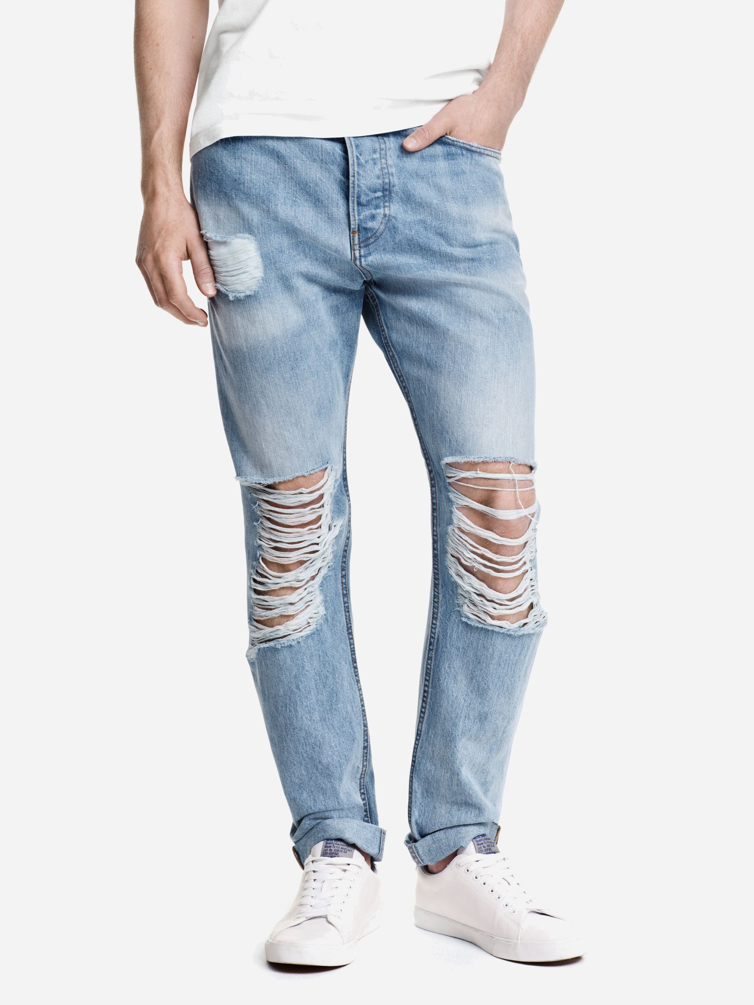 

Джинсы H&M XAZ074773DMLB 28/32 Светло-синие
