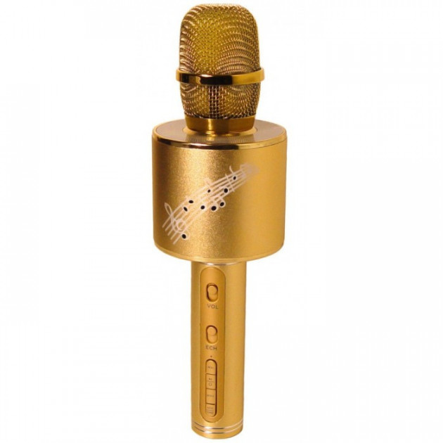 

Беспроводной Bluetooth микрофон с функцией disco подсветкой Karaoke YS 66 Gold (TSM9505ERTYUI)