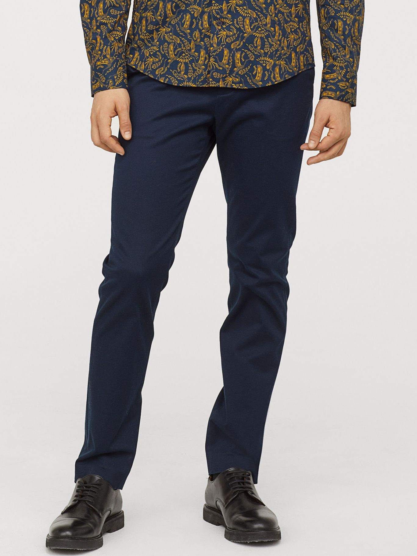 

Брюки H&M XAZ160275CETW  Темно-синие, Брюки H&M XAZ160275CETW 46 Темно-синие