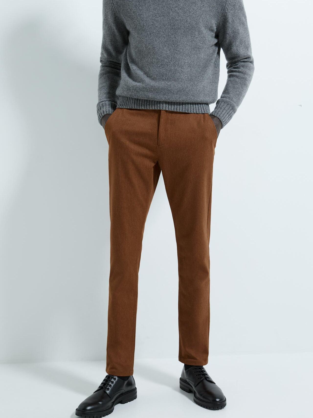 

Брюки Zara XAZ228789TMPI  Коричневые, Брюки Zara XAZ228789TMPI 38 Коричневые