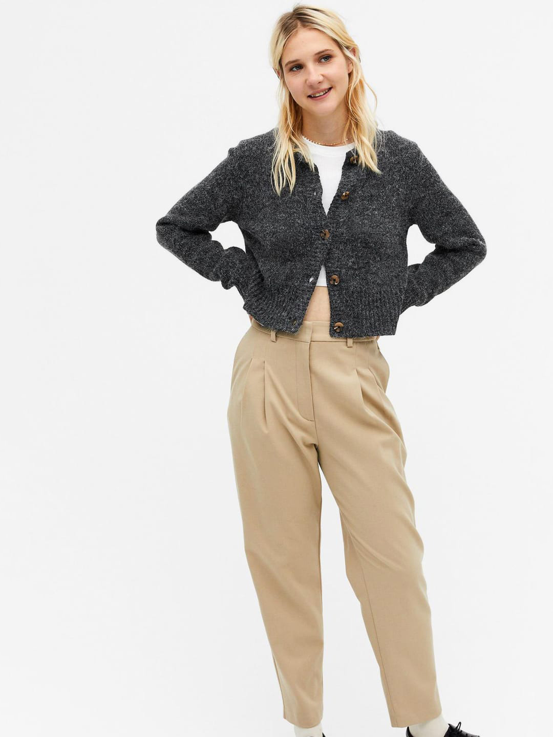 

Кардиган Monki 6930352bar M Темно-серый
