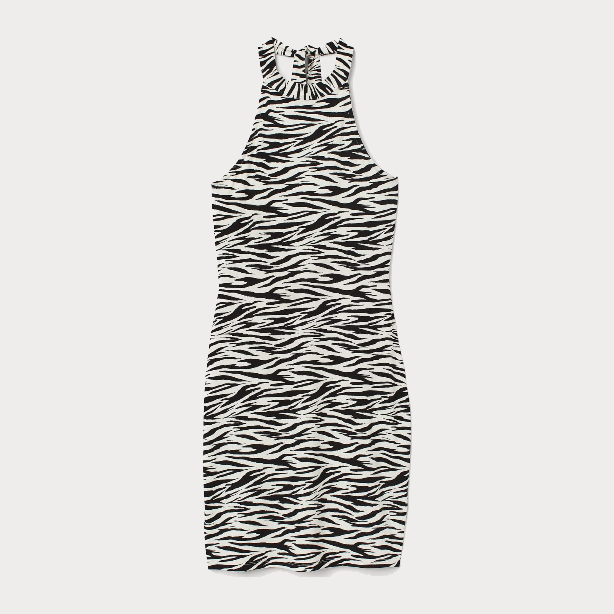 

Платье H&M 7449180sm  Белое с черным, Платье H&M 7449180sm XS Белое с черным