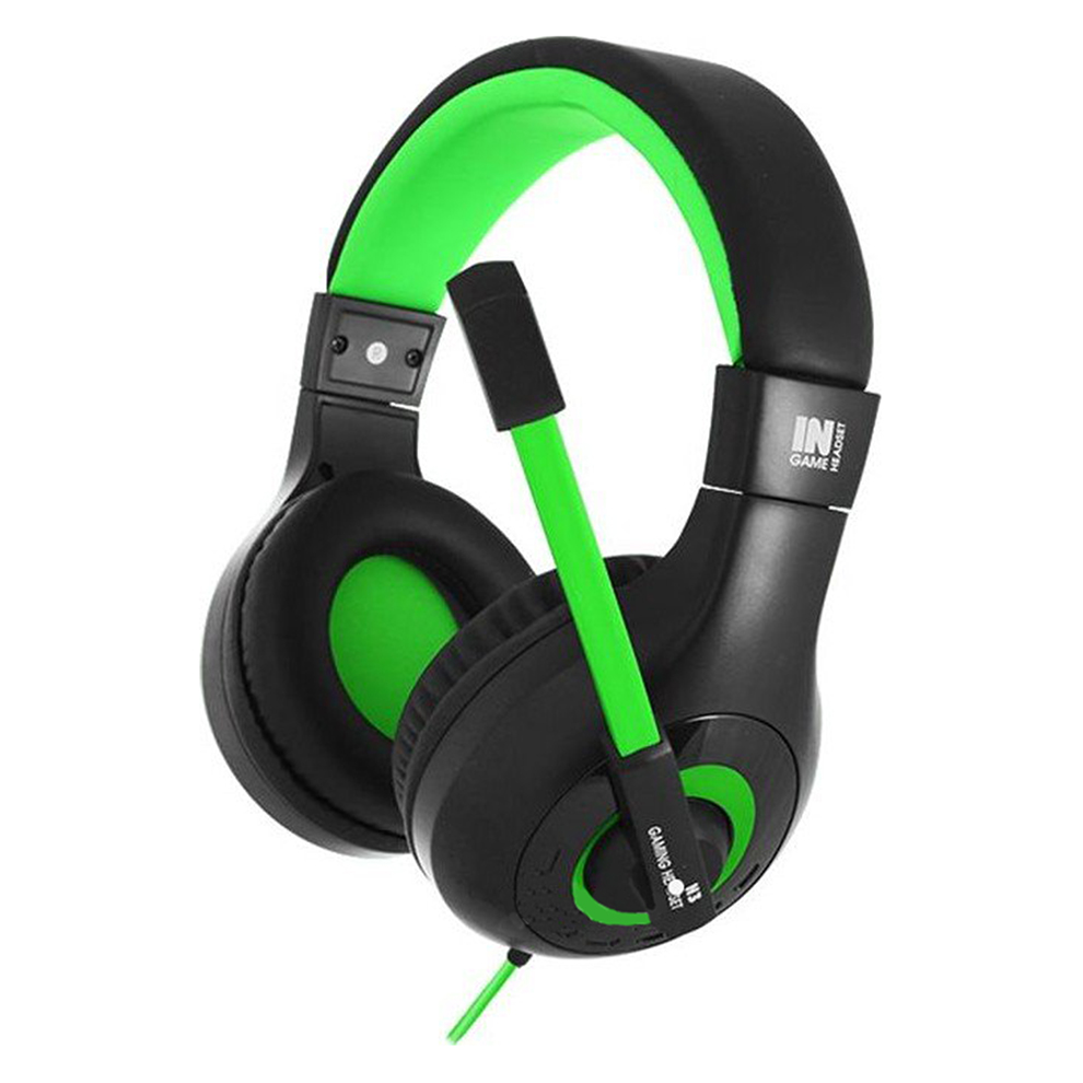 

Наушники GEMIX N3 black/green Gaming