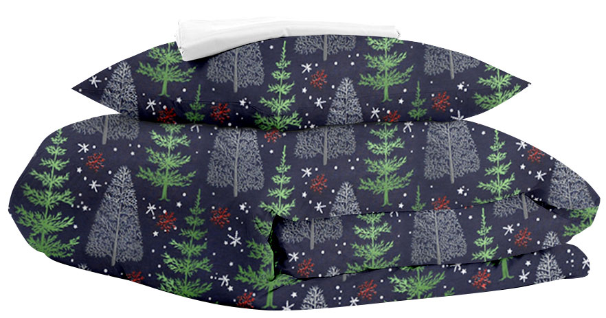 

Комплект постельного белья Cosas Winter Wood Night White 110х140 см