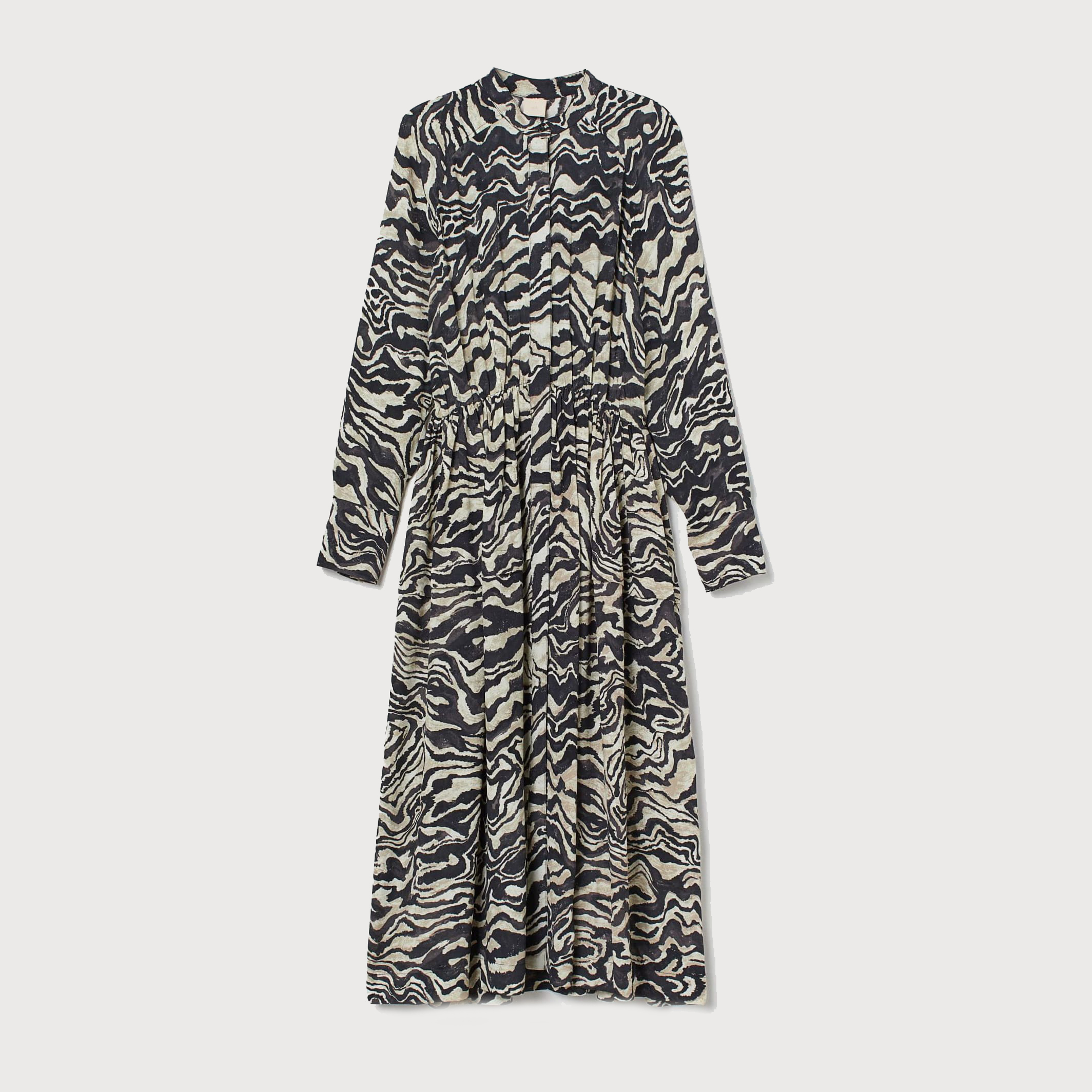 

Платье H&M 9381472log L Черное с бежевым