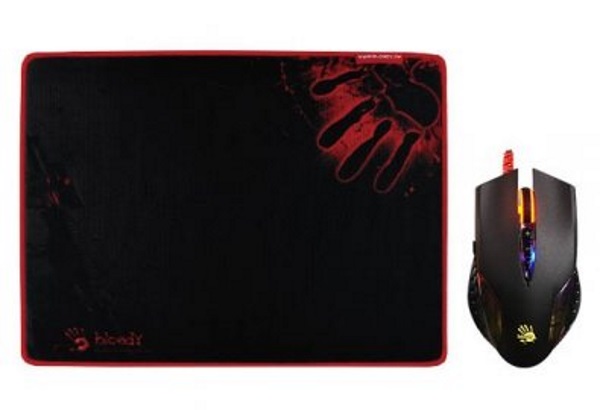 

Миша A4 Tech Q5081S Bloody ігрова Bloody Q50+ігровий коврик Bloody 350x280x0,2 мм (Bundle)