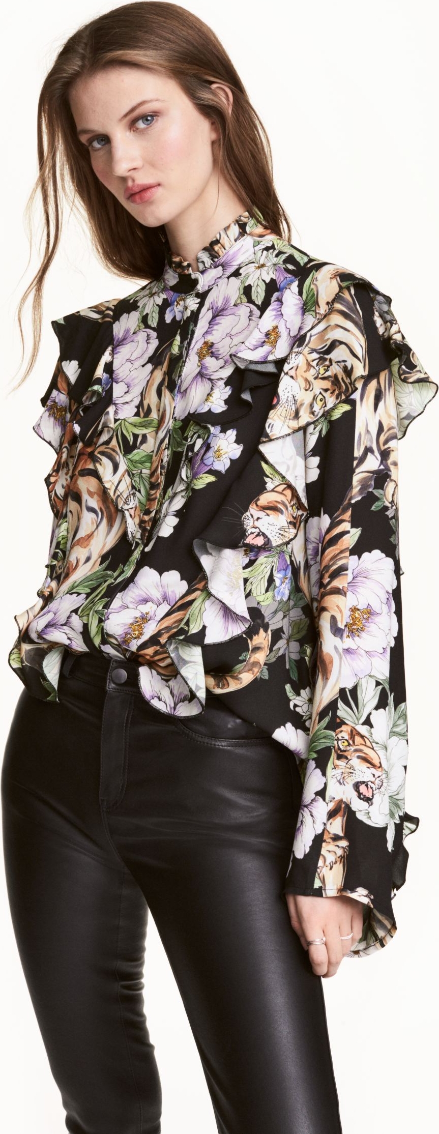 

Блузка H&M KK4910435 42 Черная