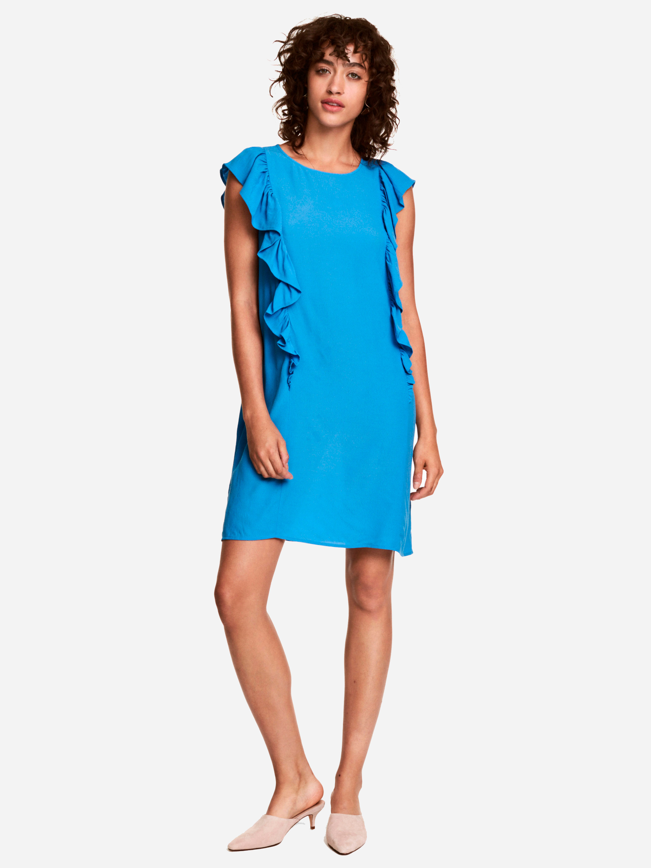 

Платье H&M KK5598516  Голубое, Платье H&M KK5598516 44 Голубое