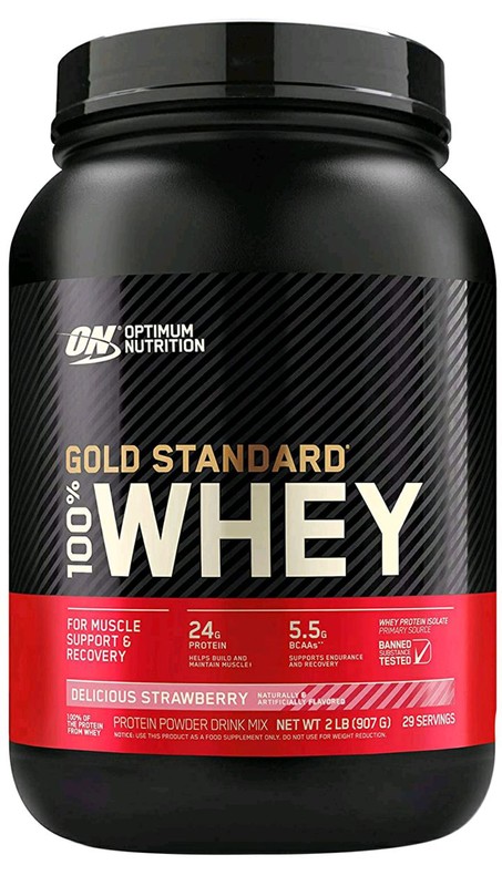 

Протеин Optimum Nutrition 100% Whey Gold Standard 907 г Клубника