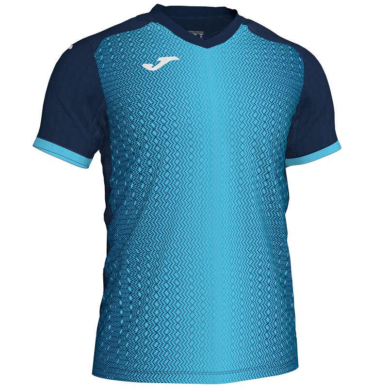 

Футболка Joma SUPERNOVA темно-сине-бирюзовая S 101284.342