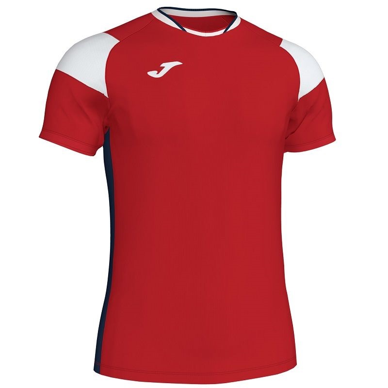 

Футболка Joma CREW III красно-бело-темно-синяя M 101269.602