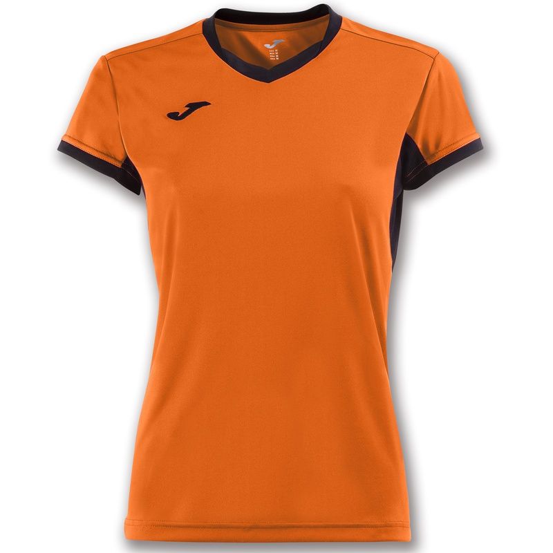 

Футболка женская Joma CHAMPION IV оранжево-черная XL 900431.801