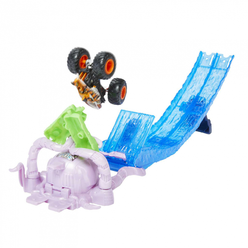 

Ігровий набір Hot Wheels Monster Trucks Небезпечні супротивники Слем з восьминогом GYL09/GYL11