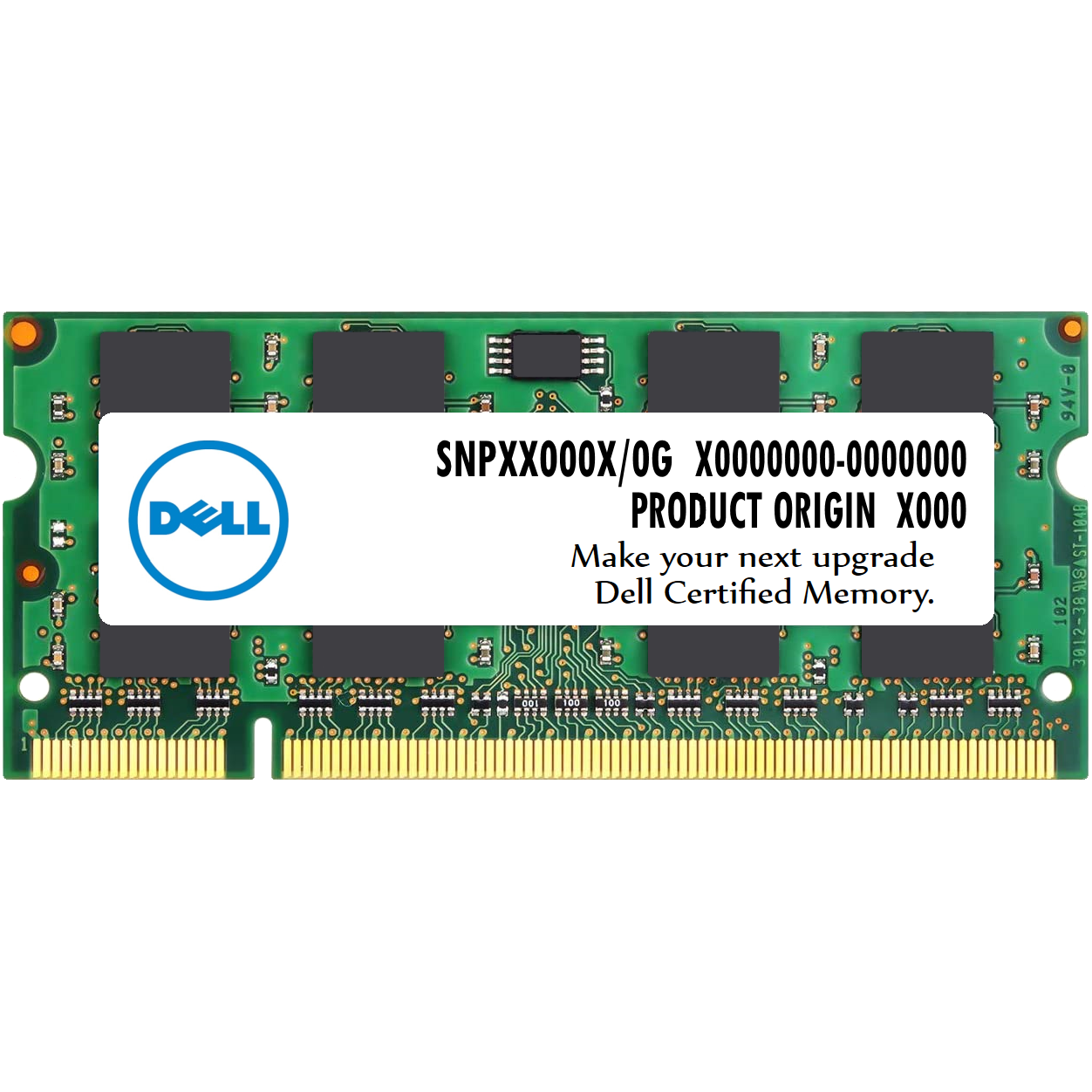 

Оперативна пам'ять Dell SODIMM DDR2 2Gb 667MHz PC2-5300 (SNPTH752C/2G)