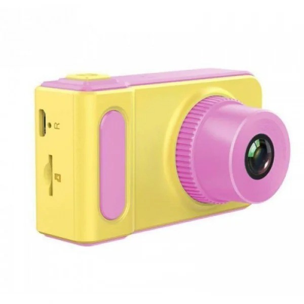 

Детский цифровой фотоаппарат DVR Baby Camera детская камера T1/V7. Желто-розовый