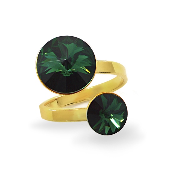 

Кольцо KOBI RIVOLI 8+12 мм со Swarovski модели 7770-3010-13-35