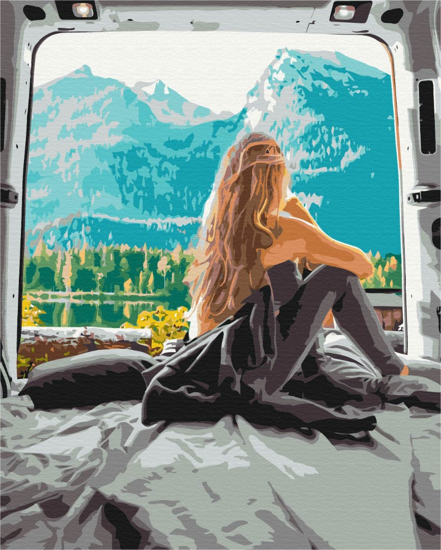 

Картина по номерам "Горное утро" GXB52321 40х50 | Brushme