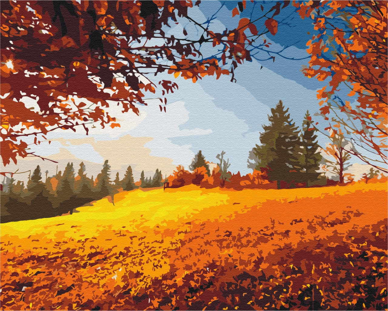 

Картина по номерам "Oсенний лес" GXB52622 40х50 | Brushme