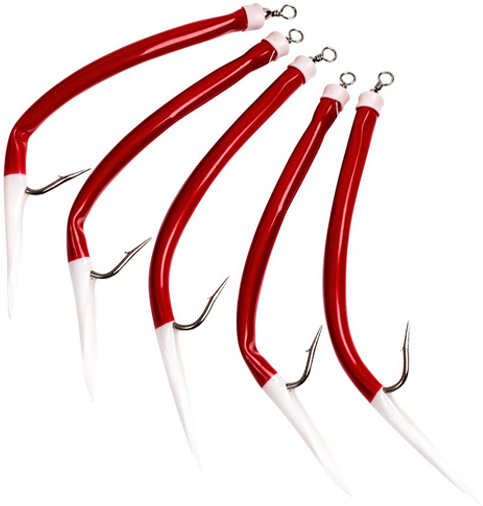 

Элементы монтажа Fladen Rubber Mac size 12/0 5 шт Red/White (820-120)