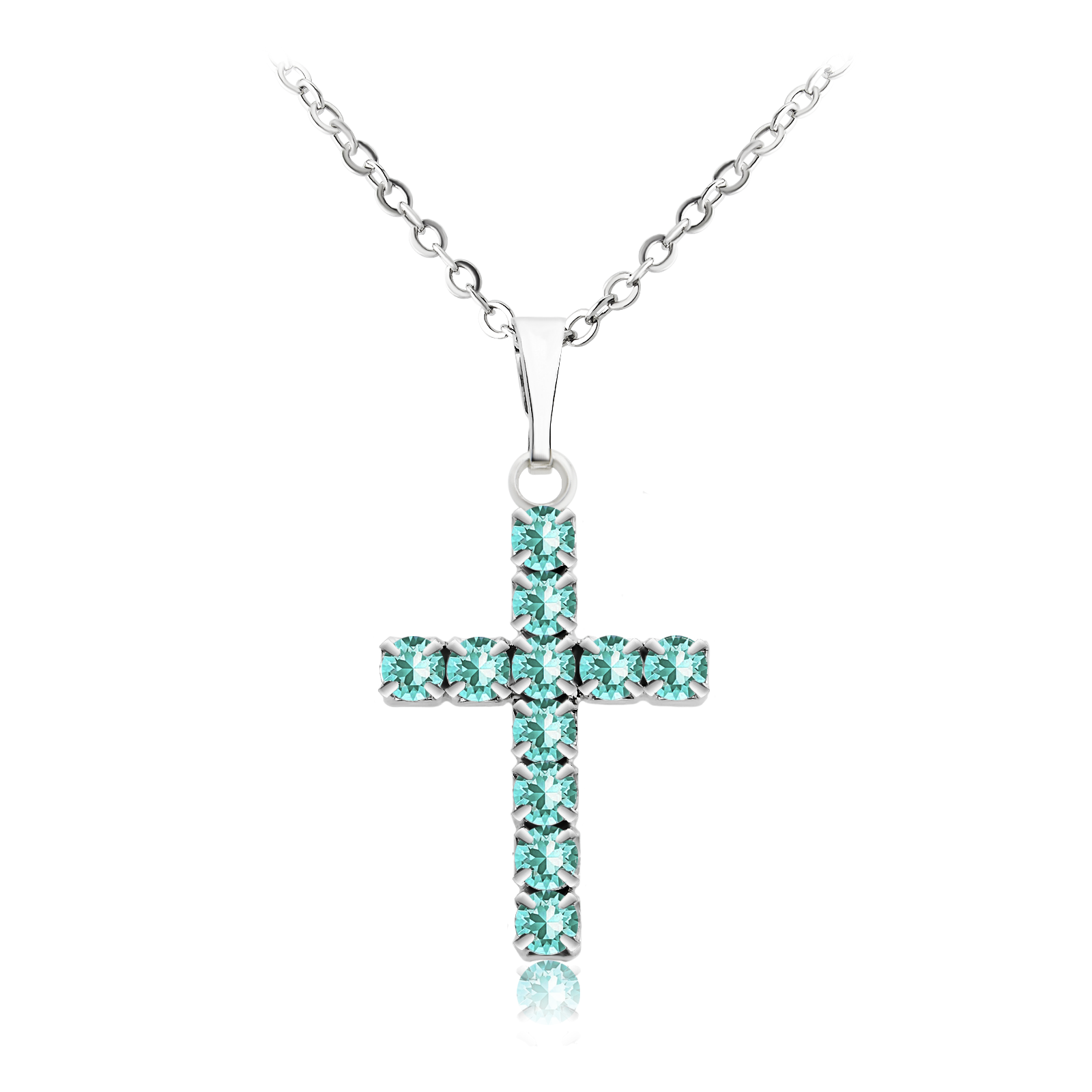 

Кулон-крестик KOBI Krizek 32 мм со Swarovski модели 7431-0131-21-32