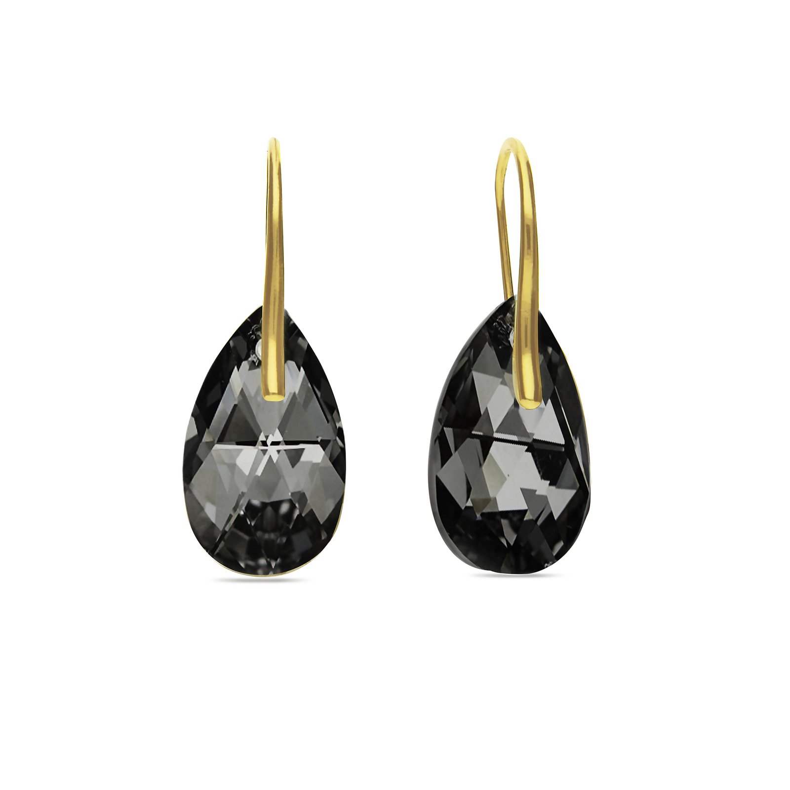 

Серебряные серьги SPARK Golden Drop со Swarovski модели KWG610622SN