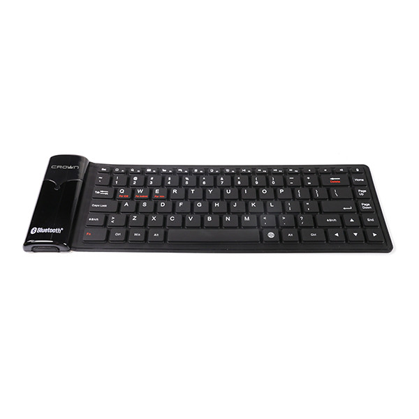 

Клавиатура беспроводная силиконовая CROWN CMK-6003 черный, подключение Bluetooth