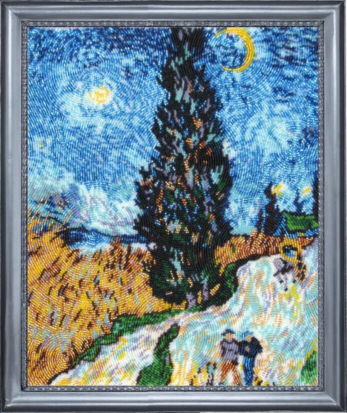 

Butterfly Дорога с кипарисами (364)