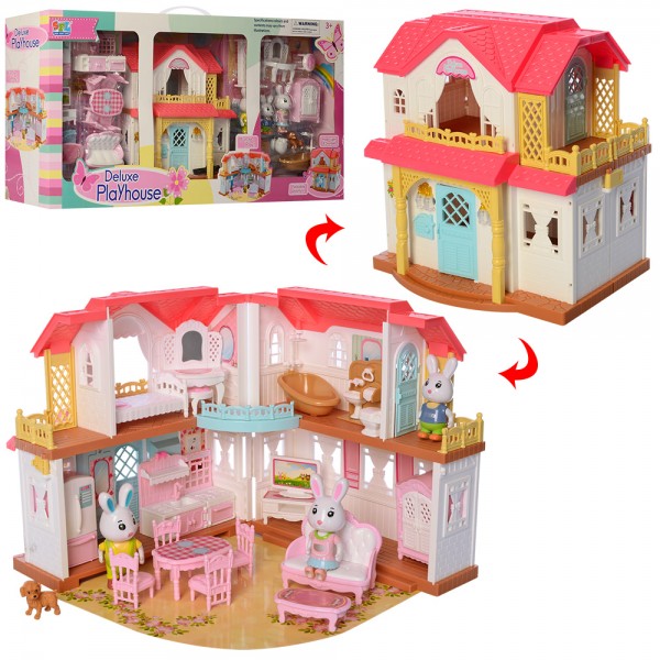 

Игровой набор Домик Bambi 16838B мебель, фигурки (BAM005891)