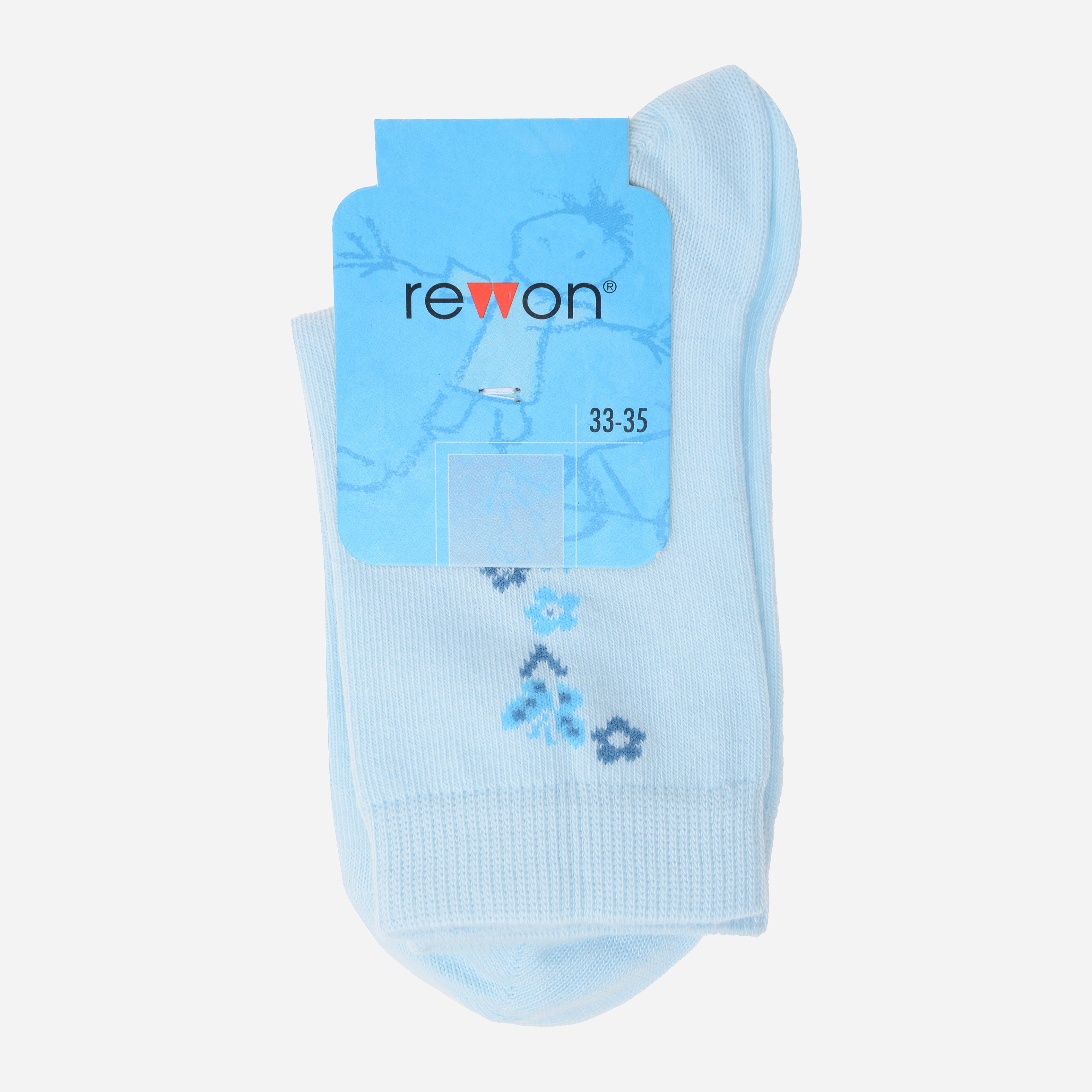 

Носки Rewon 101002 G - 7 - р Голубые, Носки Rewon 101002 G - 7 21-22 р Голубые