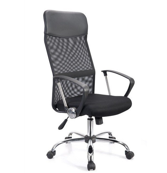 

Кресло на колесиках Оливия с подлокотниками Сетка mesh 103-115х51х49 см Черный (OliviaHBl)