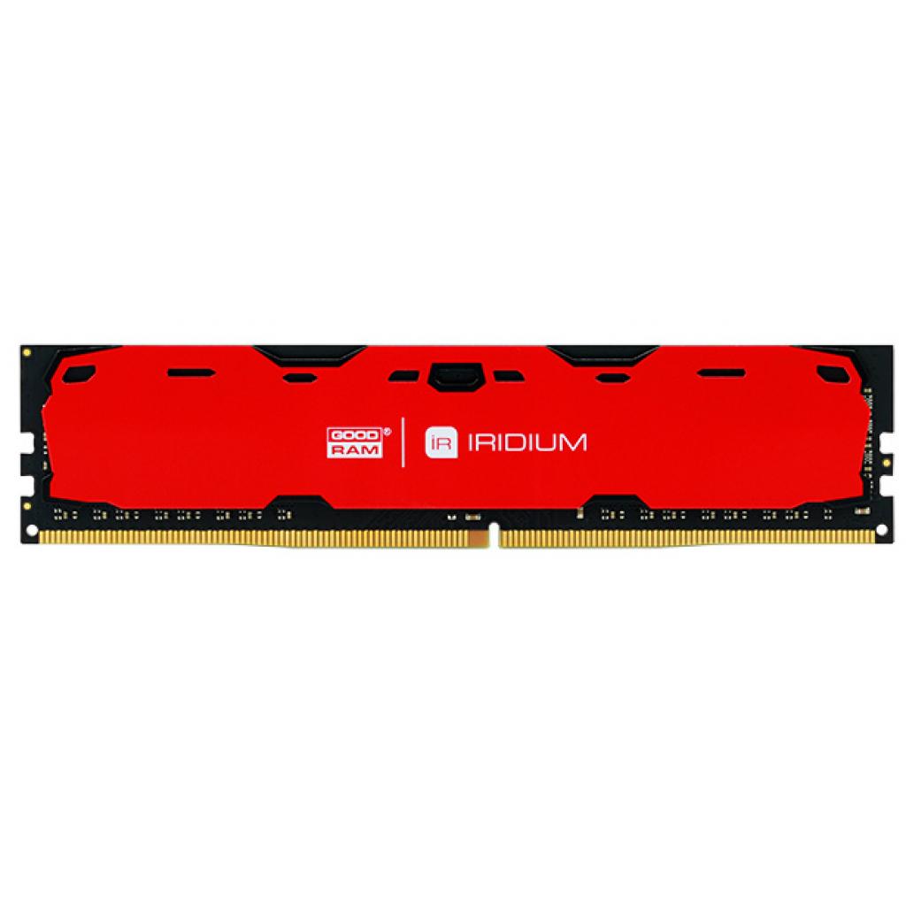 

Модуль пам&яті для комп&ютера DDR4 4GB 2400 MHz Iridium Red GOODRAM (IR-R2400D464L15S/4G)