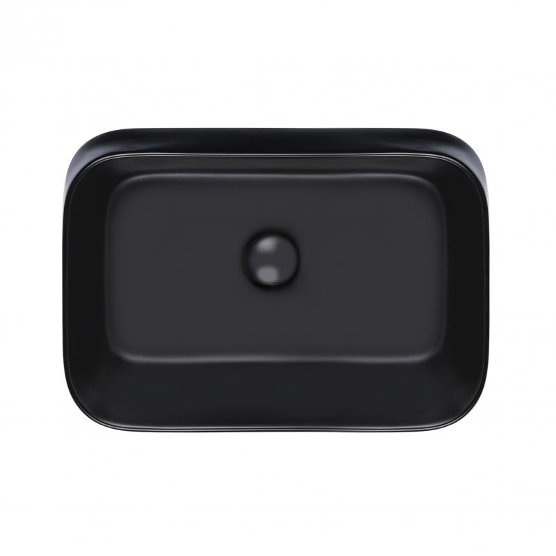 

Раковина подвесная моноблок Qtap Scorpio MATT BLACK QT14112243MB SD00043843