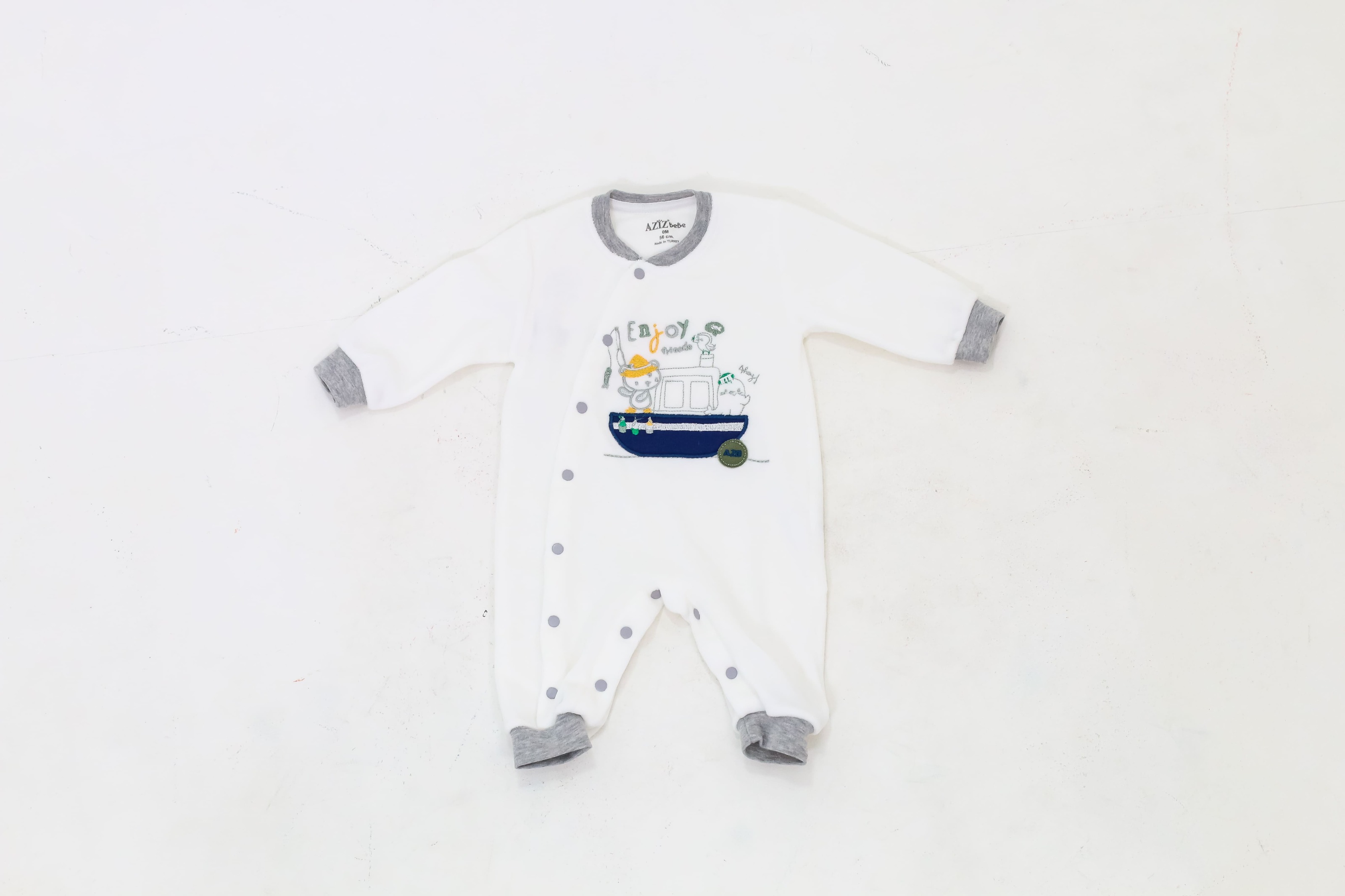 

Чоловічок Unisex демісезон Toontoy 006619 56 Молочний