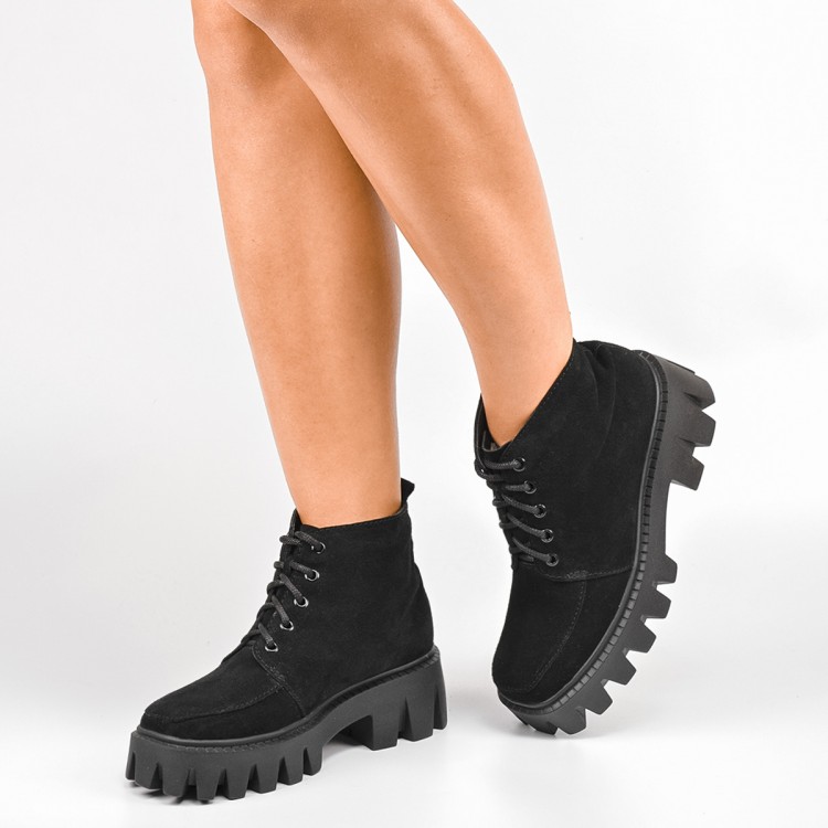 

Ботинки Winner Boots на тракторной подошве черные 130-03 36