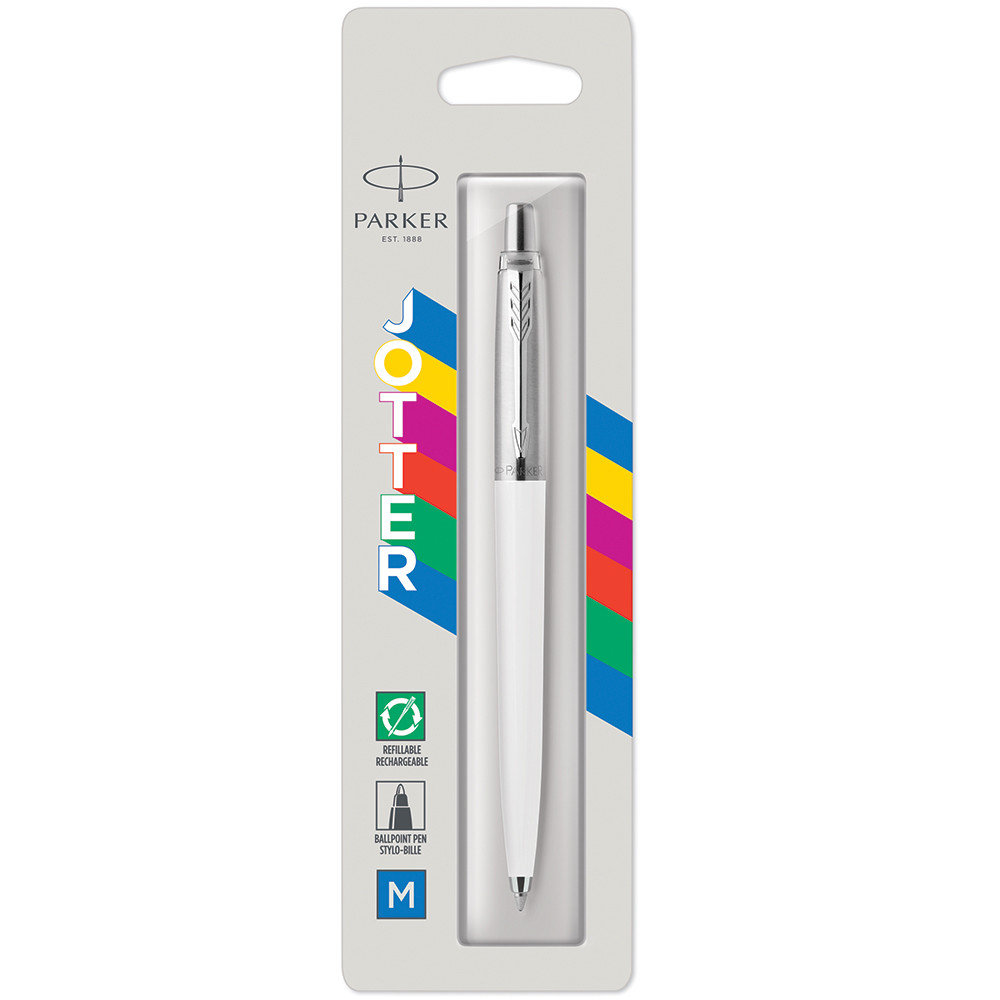 

Ручка шариковая Parker JOTTER 17 Standard White BP блистер 15 036