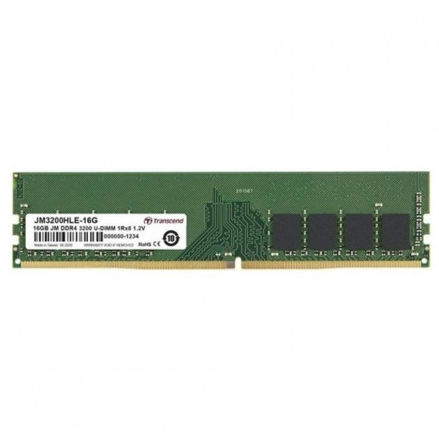 

Оперативная память Transcend JM3200HLE-16G (JM3200HLE-16G)