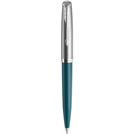 

Ручка шариковая Parker 51 Teal Blue CT BP 55 332