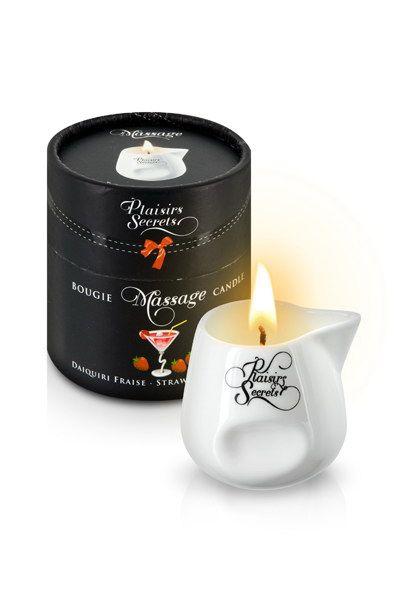 

Массажная свеча с ароматом Plaisirs Secrets Strawberry Daiquiri 80 мл