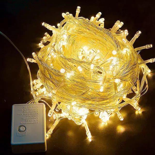 

Яркая гирлянда 400 led, Теплый белый свет ,от сети 220 Вольт Арт:1004880