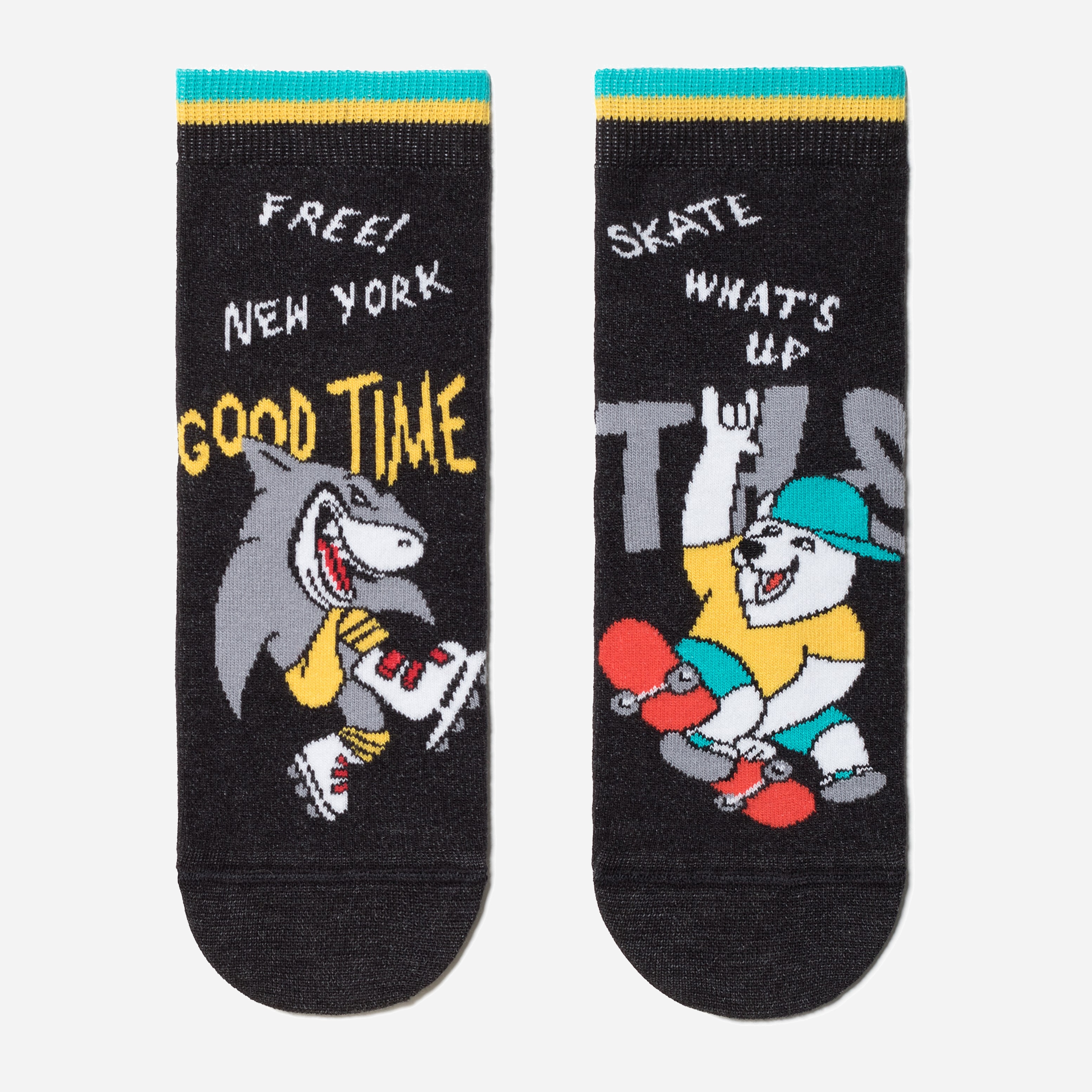 

Носки Conte Веселые ножки 17С-10СП-479  р Черные, Носки Conte Веселые ножки 17С-10СП-479 24 р Черные