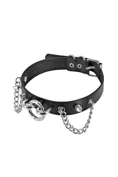 

Чокер Fetish Tentation Rings and Chains, черный