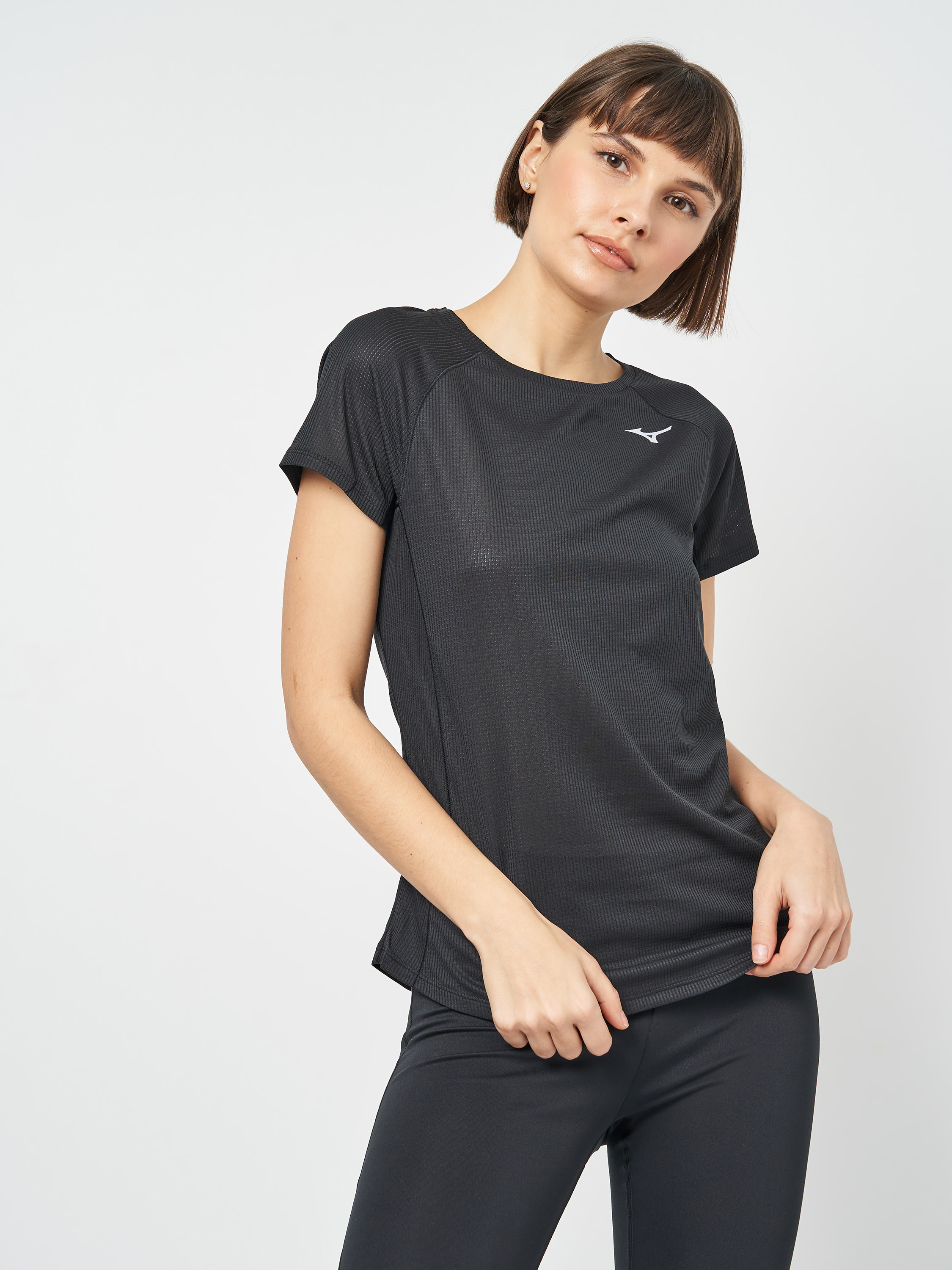 

Футболка Mizuno DryAeroflow Tee J2GA170909  Черная, Футболка Mizuno DryAeroflow Tee J2GA170909 M Черная