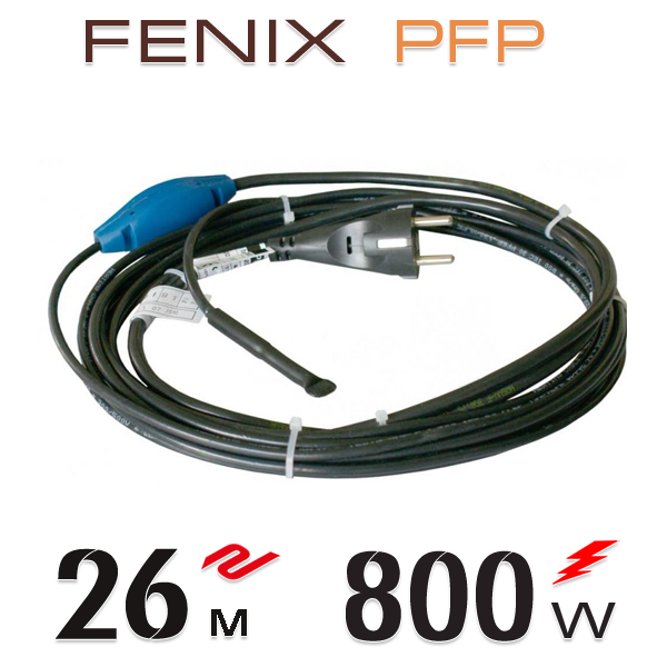

Нагревательный двужильный кабель Fenix PFP 30 Вт/м со встроенным термостатом - 26 м.п.
